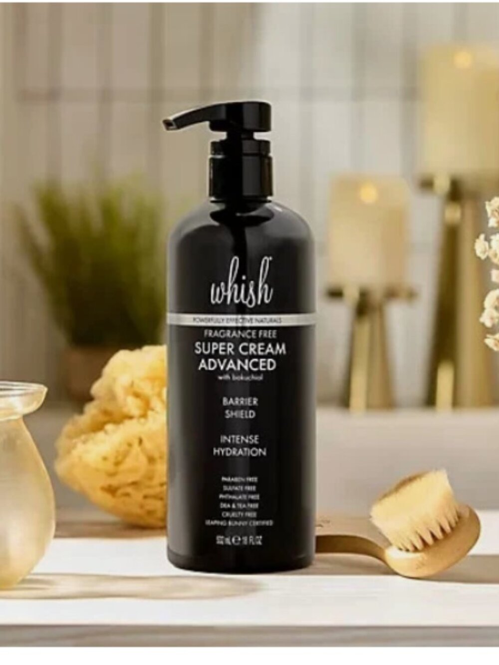 Whish 18oz Face &Body Super Cream Advanced with Bakuchiol-Fragrance Free A712881